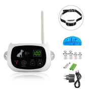 Sistema di addestramento per recinzione per cani wireless ricaricabile IP67 impermeabile 0