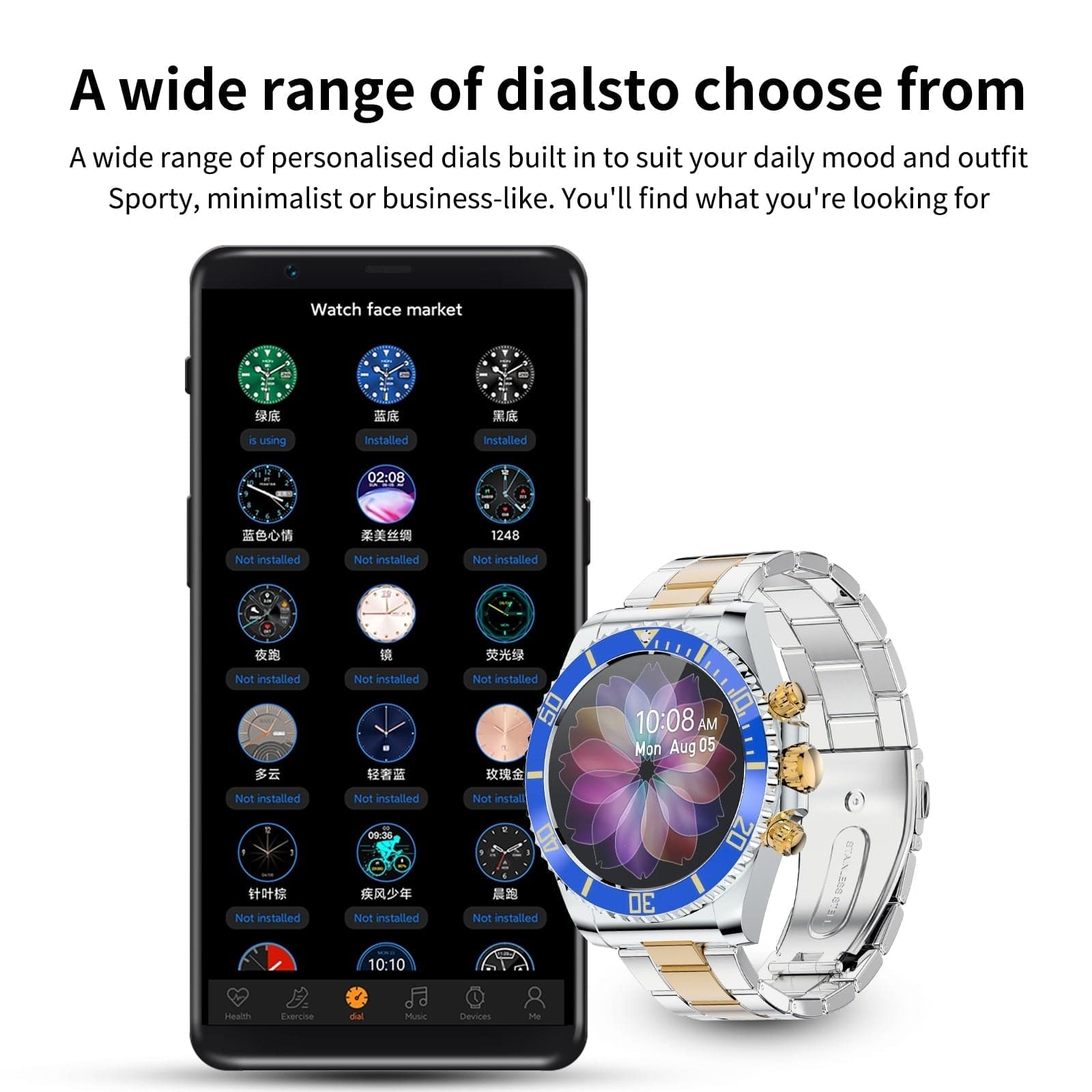 Smartwatch Bluetooth multifunzionale Focalex 5