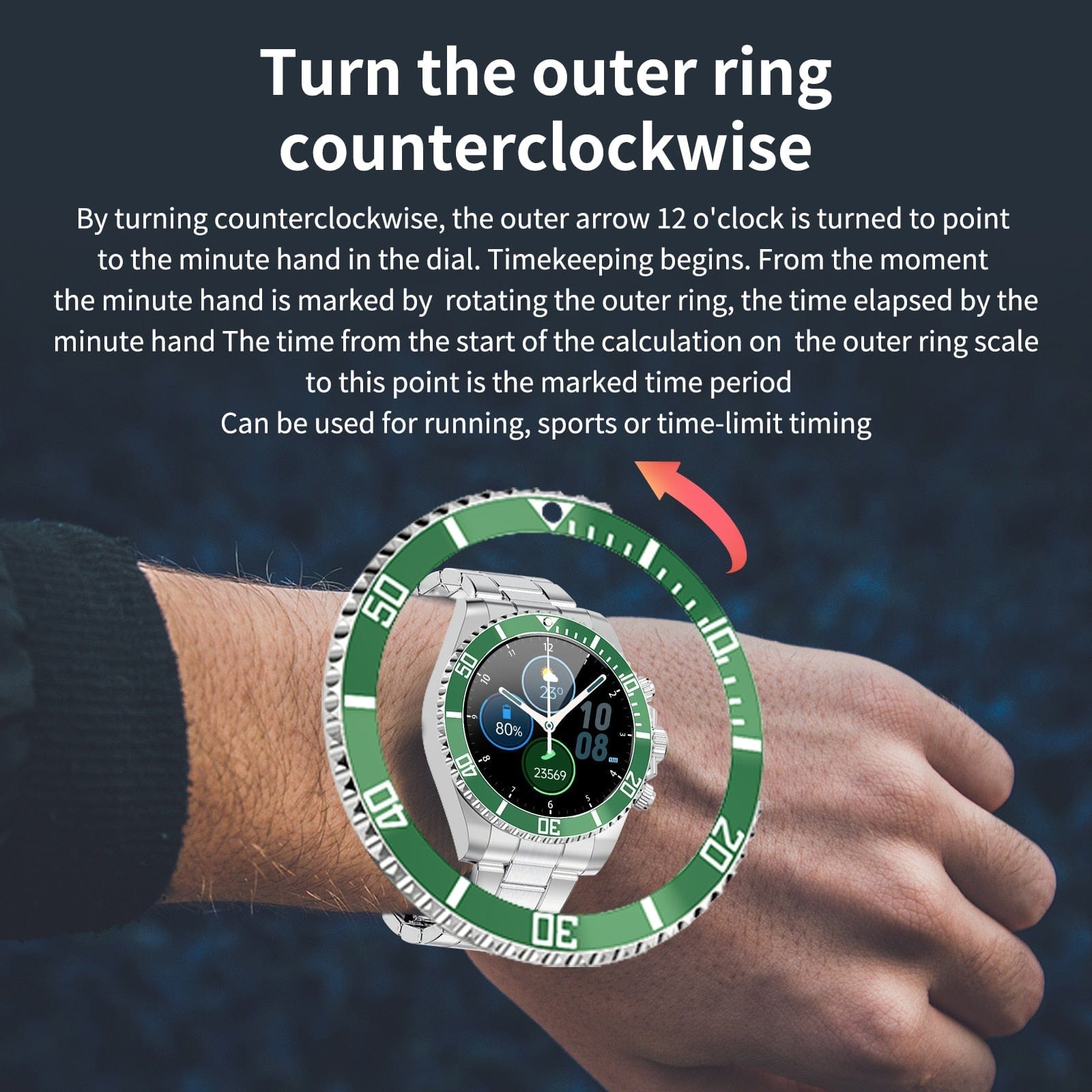 Smartwatch Bluetooth multifunzionale Focalex 6