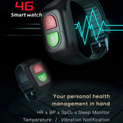 Smartwatch GPS più vecchio: localizzatore SOS 4G, monitoraggio della salute e avvisi di emergenza 5