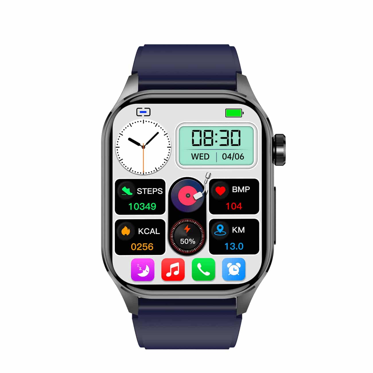 Smartwatch per salute e fitness - EKG, pressione sanguigna, misurazione della frequenza cardiaca - IOS e Android compatibile 5