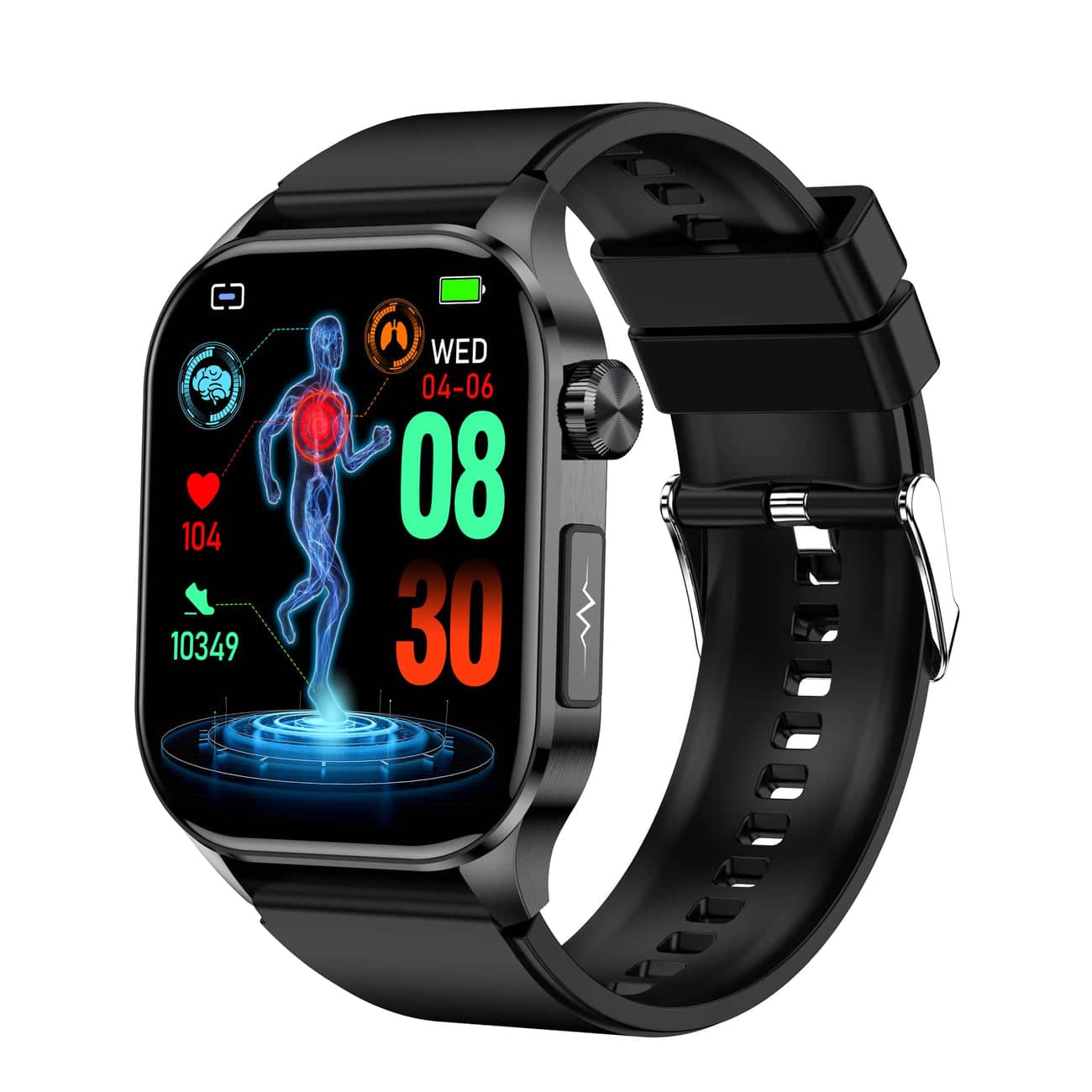 Smartwatch per salute e fitness - EKG, pressione sanguigna, misurazione della frequenza cardiaca - IOS e Android compatibile 7