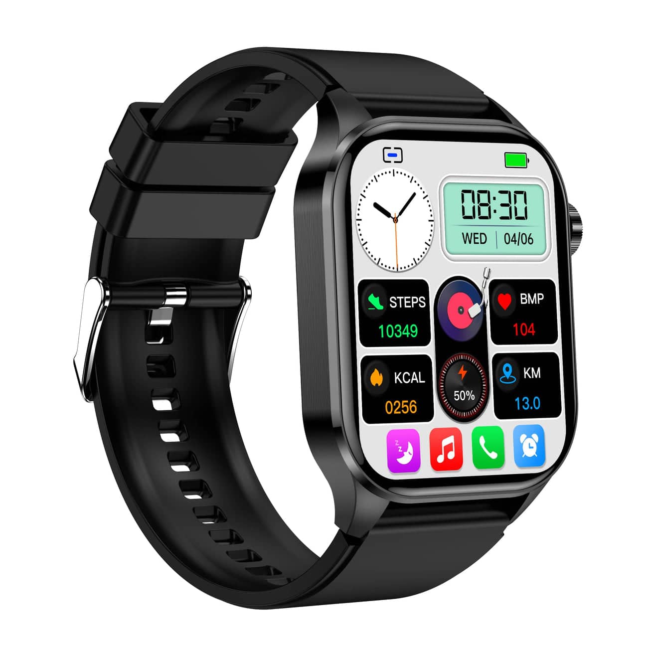 Smartwatch per salute e fitness - EKG, pressione sanguigna, misurazione della frequenza cardiaca - IOS e Android compatibile 8