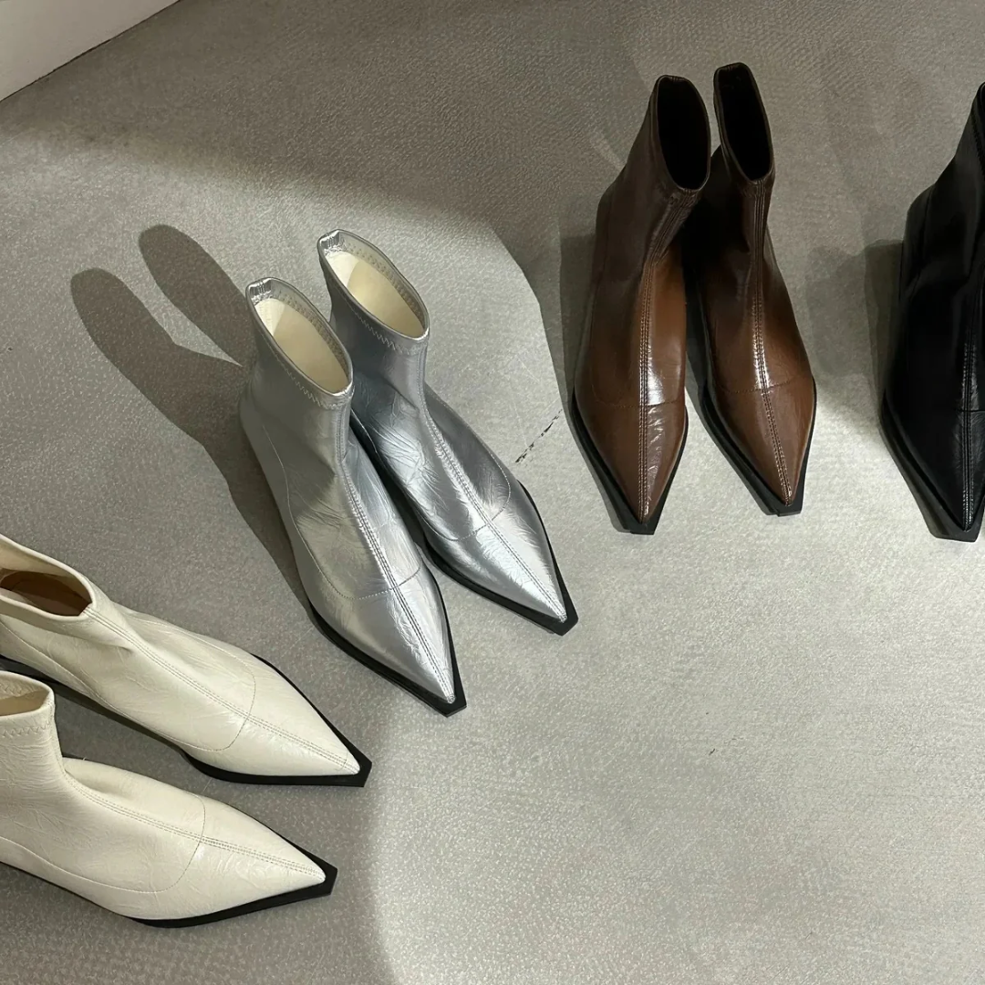 Stivaletti alla caviglia eleganti con punta a punta da donna | Eleganti 3