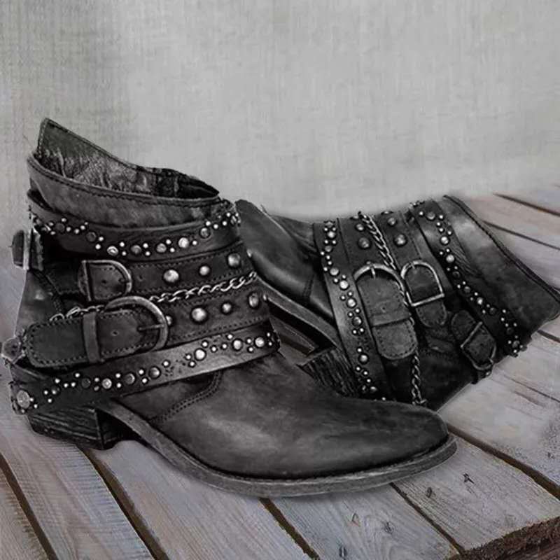 Stivaletti da donna, stivali da cowboy | A punta 1