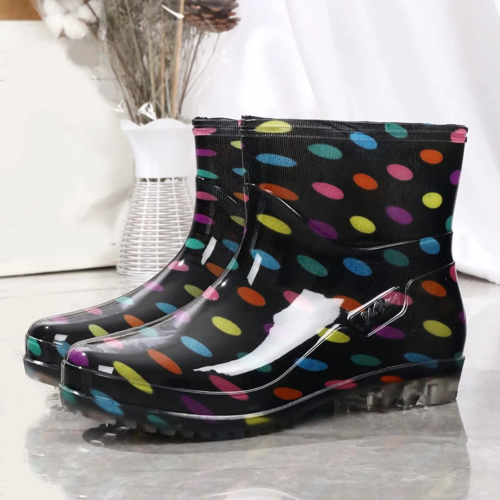Stivali Wellington impermeabili da donna | Con stampa colorata 2
