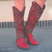Stivali da cowboy alti fino al ginocchio per donna | Vintage 4