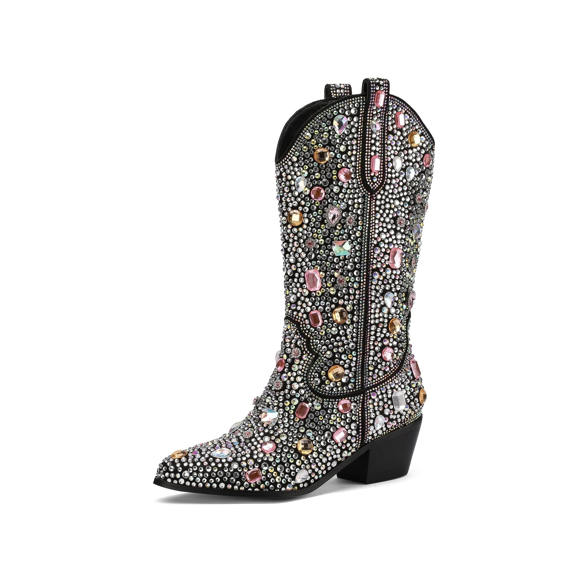 Stivali da cowboy glitterati da donna | Al polpaccio 0