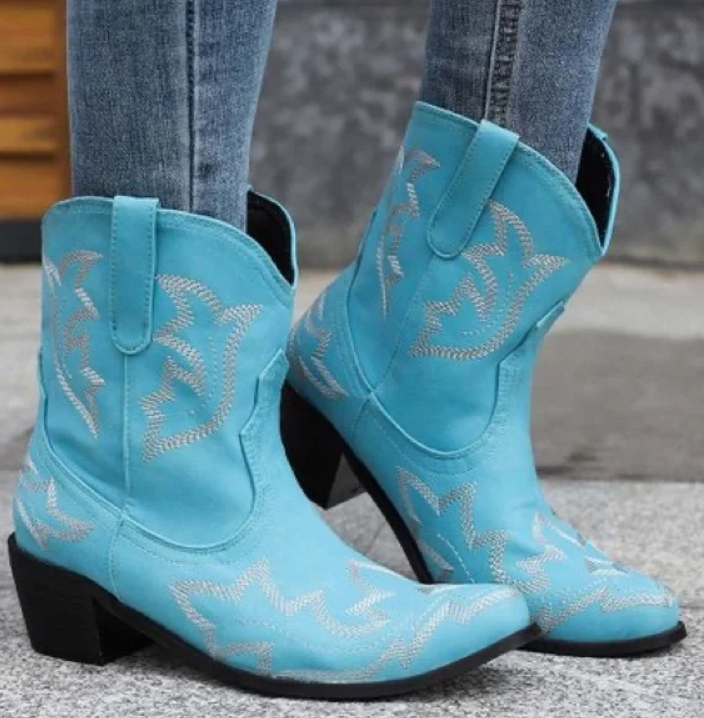 Stivali da cowboy ricamati per donna | Estate 1