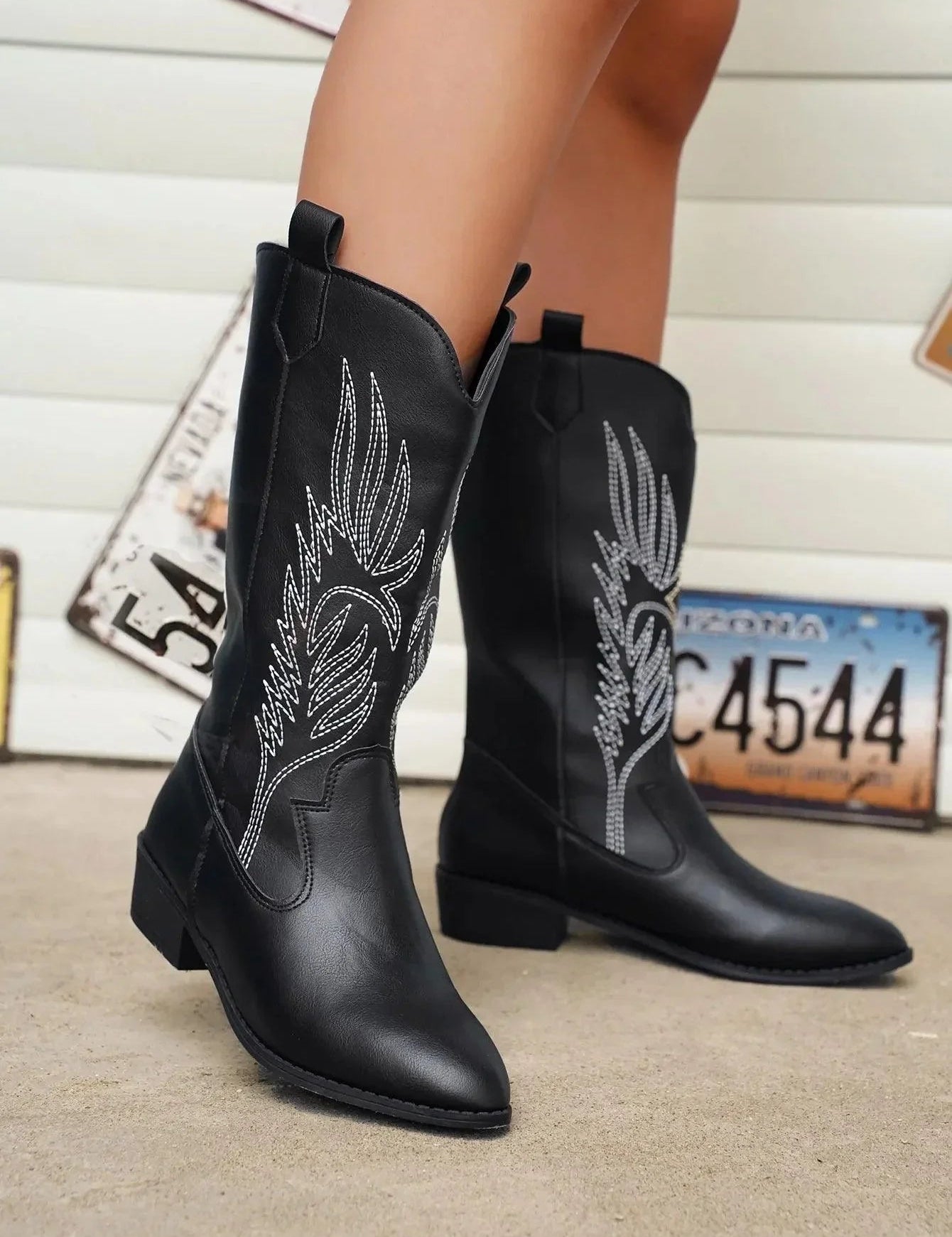 Stivali da cowboy western morbidi per donna | Comodi 11