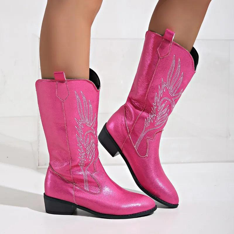 Stivali da cowboy western morbidi per donna | Comodi 12