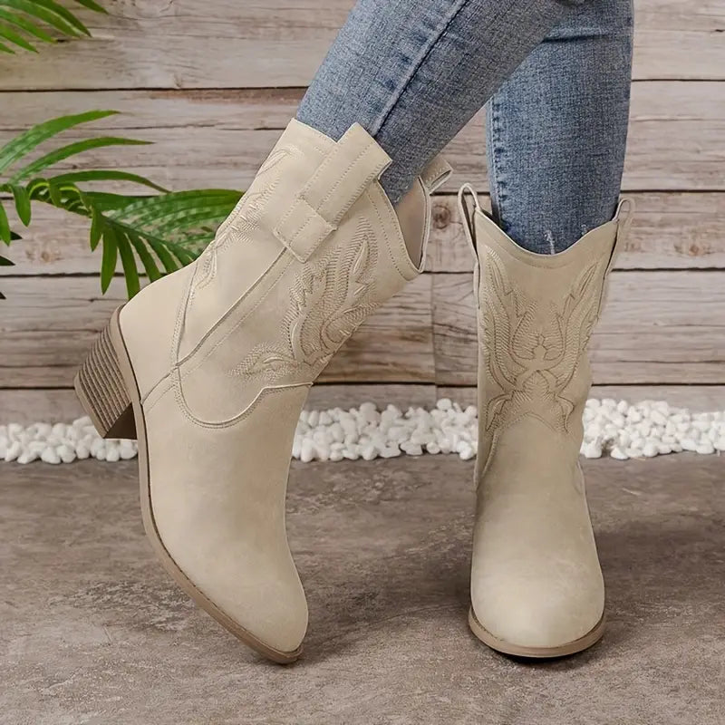 Stivali da cowgirl da donna con tacco | Comodi 1