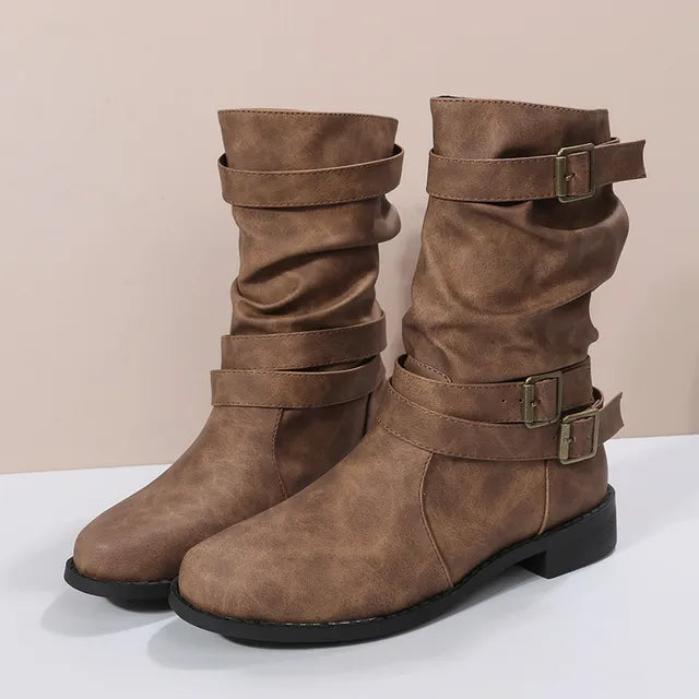 Stivali da donna a metà polpaccio | Scarpe Dirndl 1