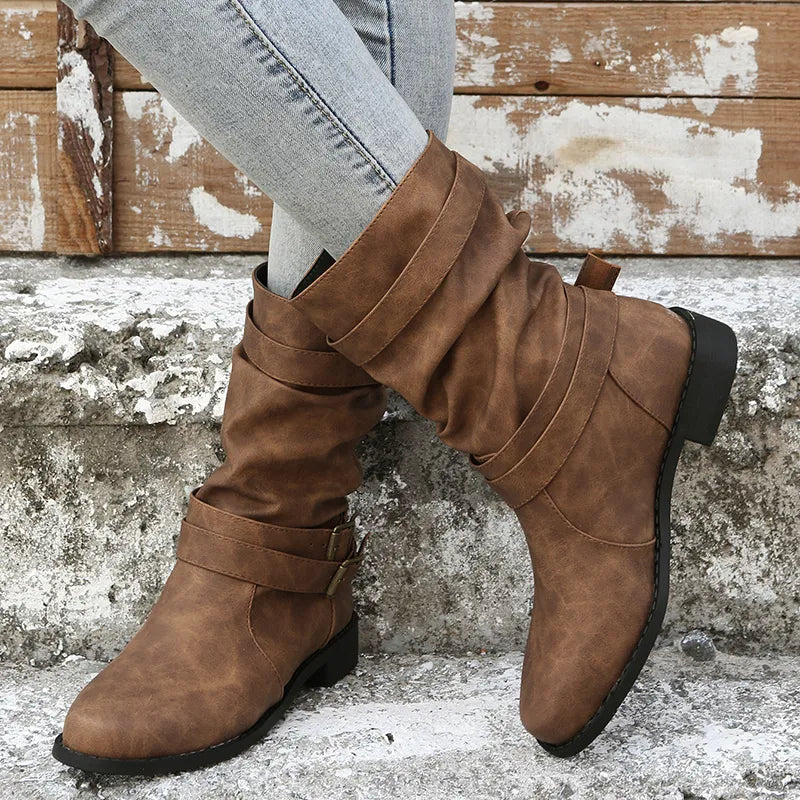 Stivali da donna a metà polpaccio | Scarpe Dirndl 4