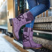 Stivali invernali con tacco basso da donna | Design comodo e caldo 4