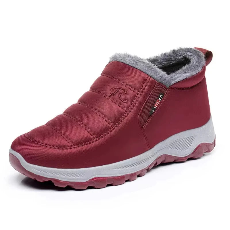 Stivali invernali slip-on alla moda per donna | Con cerniera 2