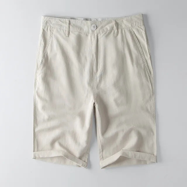  Shorts mentali da uomo - miscela di tampone di cotone - Fit rilassato - lunghezza del ginocchio con borse-6