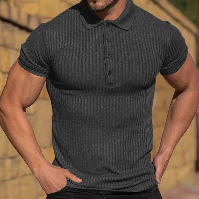 Stylish Slim Fit Polo Shirt - Breathable Comfort for Every Occasion - Lizabella Fashion