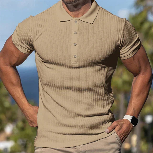 Stylish Slim Fit Polo Shirt - Breathable Comfort for Every Occasion - Lizabella Fashion