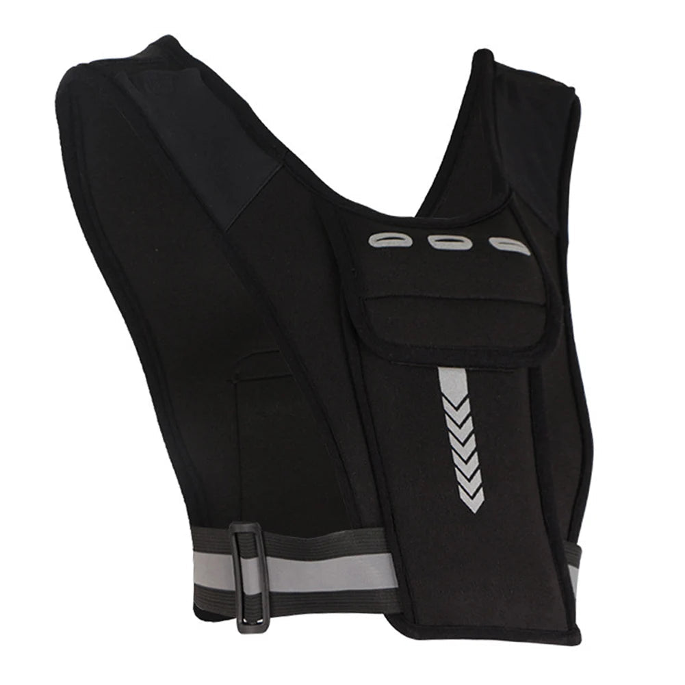 Tasca sul petto del gilet da corsa riflettente 5