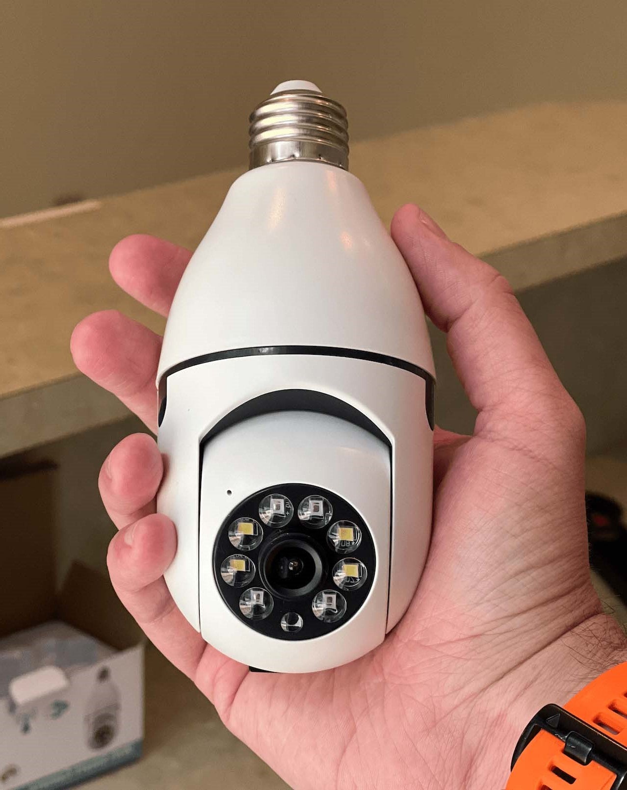 Telecamera di sicurezza con lampadina - Telecamera di sicurezza con lampadina di prima qualità 0