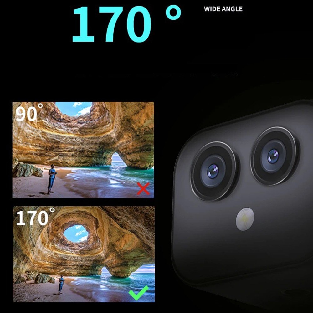 Telecamera di sorveglianza Wi-Fi wireless 4K 4