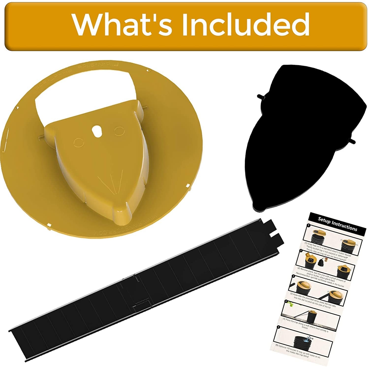 Trappola per topi con coperchio a secchio Premium 4