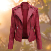 Lara - Chic giacca in pelle per donne sofisticate