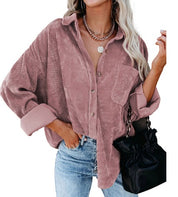 CASSIE | Camicia di velluto a coste