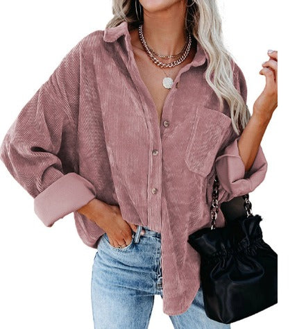 CASSIE | Camicia di velluto a coste