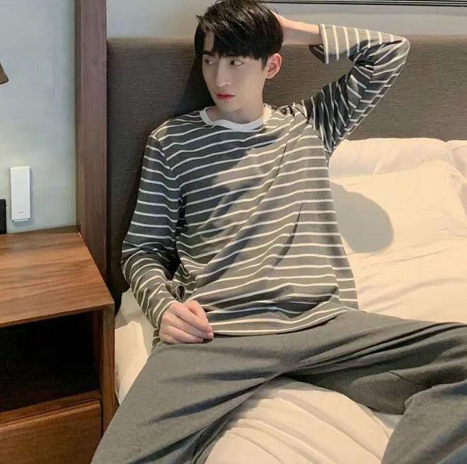 Aumenta il tuo comfort: set pigiama di lusso da uomo WILLIAM