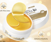 ReviveEyes - Maschera per gli occhi di lumaca per occhiali e gonfiore