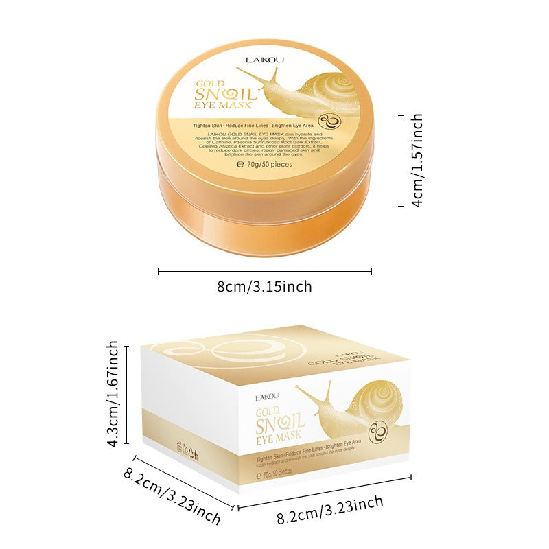 ReviveEyes - Maschera per gli occhi di lumaca per occhiali e gonfiore