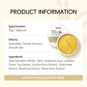 ReviveEyes - Maschera per gli occhi di lumaca per occhiali e gonfiore