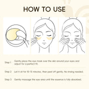 ReviveEyes - Maschera per gli occhi di lumaca per occhiali e gonfiore