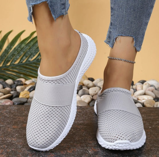 Eleganti sneakers slip-on estive da donna con comoda chiusura in velcro di RINA