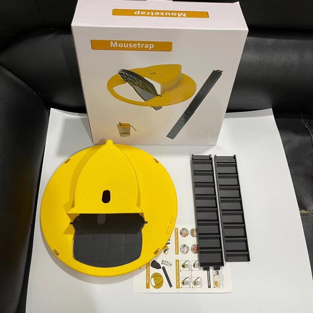 Trappola per topi con coperchio a secchio da 4 pezzi