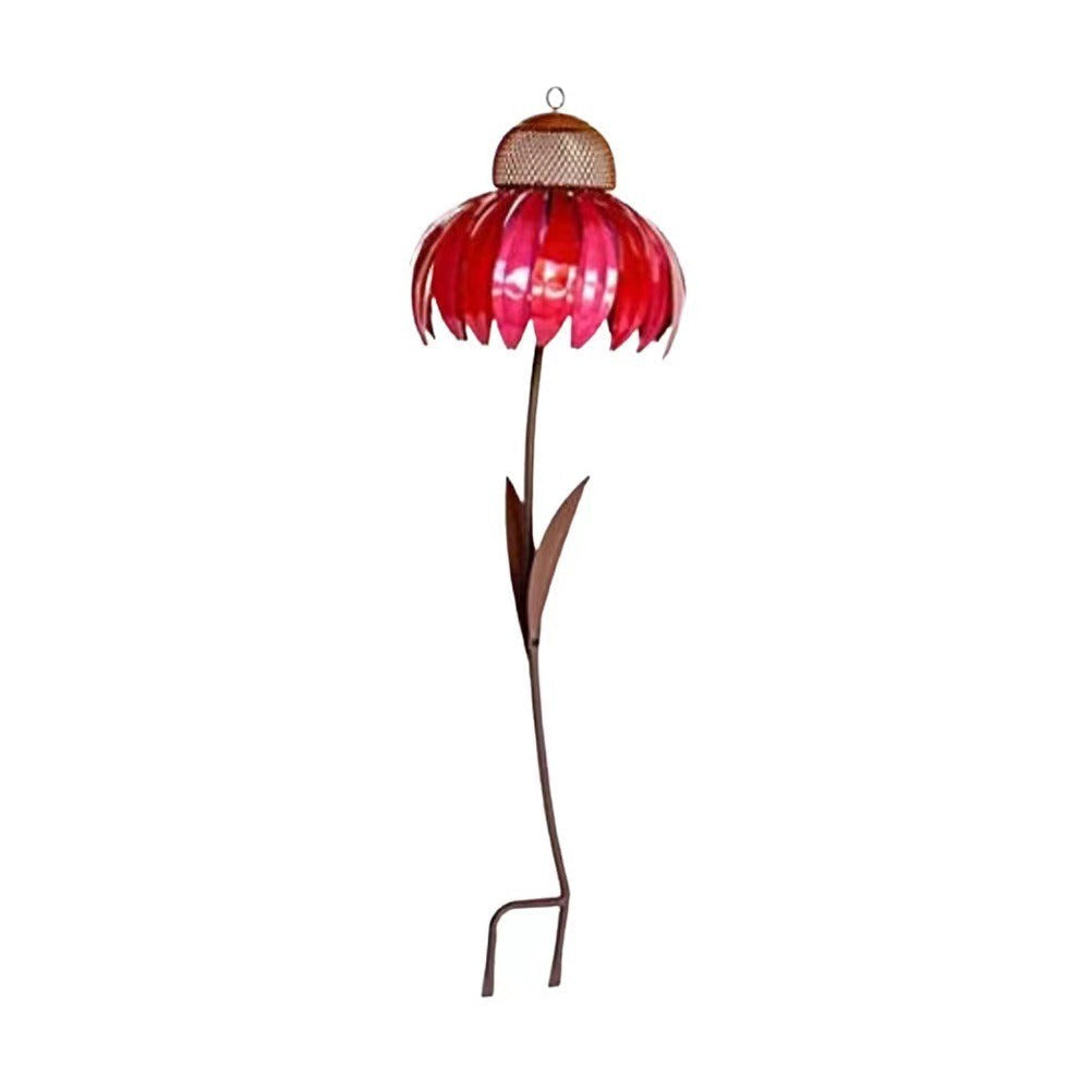 Mangiatoia per uccelli a forma di echinacea