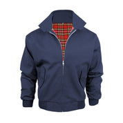 Giacomo | Giacca autunnale elegante con fodera scozzese