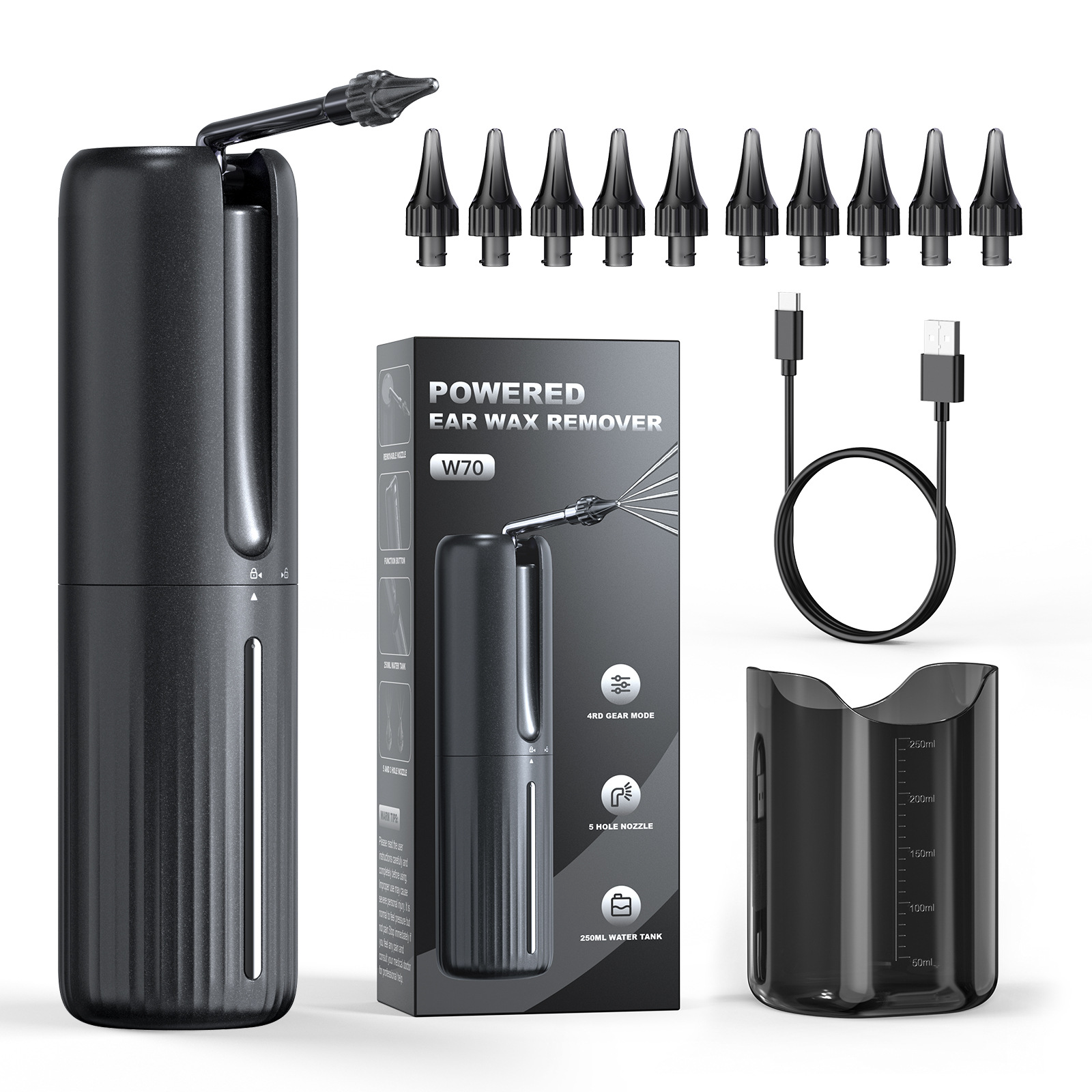 Wush Pro Ear Puller - Soluzione di pulizia dell'orecchio efficace per orecchie più sani e più sane 0