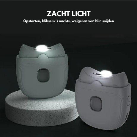 Lampada notturna LED portatile, design moderno, luce soffusa, ideale per camera da letto, ricaricabile, sensore di movimento, colore grigio.