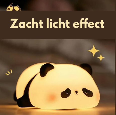 Lampada notturna a forma di panda, luce soffusa, design carino, ideale per camera da letto bambini, decorazione, illuminazione LED, regalo perfetto.