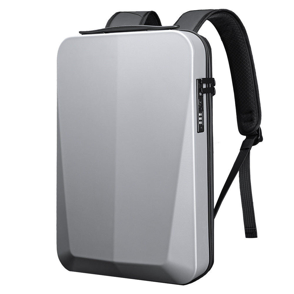 Zaino antifurto BANGE Tech con guscio rigido, lucchetto TSA e porta di ricarica USB 9