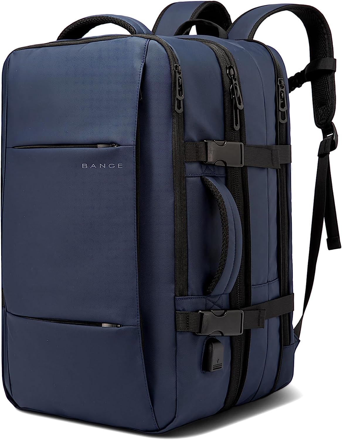 Zaino da viaggio BANGE Weekender, zaino da viaggio espandibile da 45 litri per aerei, zaino convertibile da viaggio, zaino per laptop da 17,3" resistente all'acqua per uomini e donne... 6