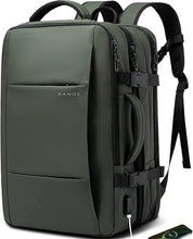 Zaino da viaggio BANGE Weekender, zaino da viaggio espandibile da 45 litri per aerei, zaino convertibile da viaggio, zaino per laptop da 17,3" resistente all'acqua per uomini e donne... 7