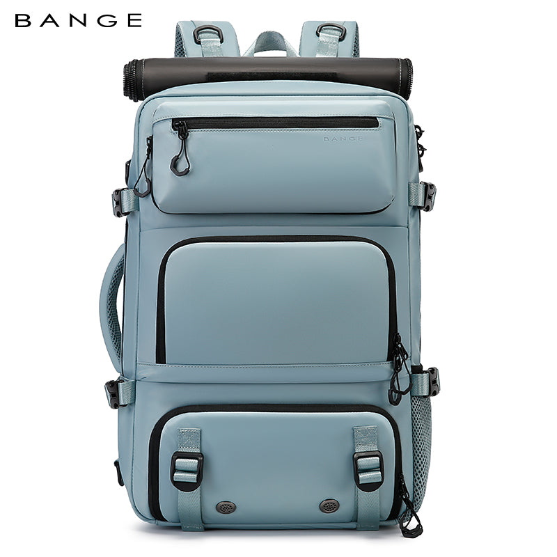 Zaino da viaggio multifunzionale BANGE con protezione antifurto rimovibile e scomparti per le scarpe 0