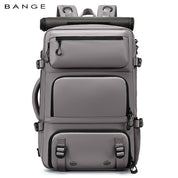 Zaino da viaggio multifunzionale BANGE con protezione antifurto rimovibile e scomparti per le scarpe 10