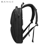 Zaino impermeabile sottile alla moda BANGE per laptop da uomo, adatto a 15,6 pollici 2