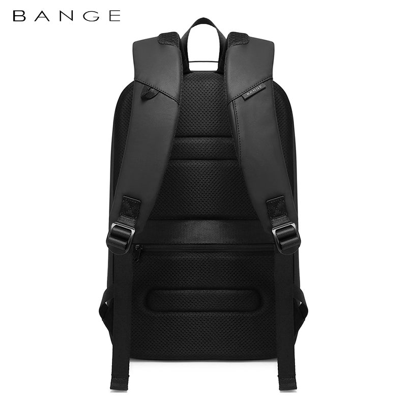 Zaino impermeabile sottile alla moda BANGE per laptop da uomo, adatto a 15,6 pollici 3