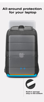 Zaino per laptop BANGE Urban Stylish da 15,6 pollici per lavoro e spostamenti quotidiani 6